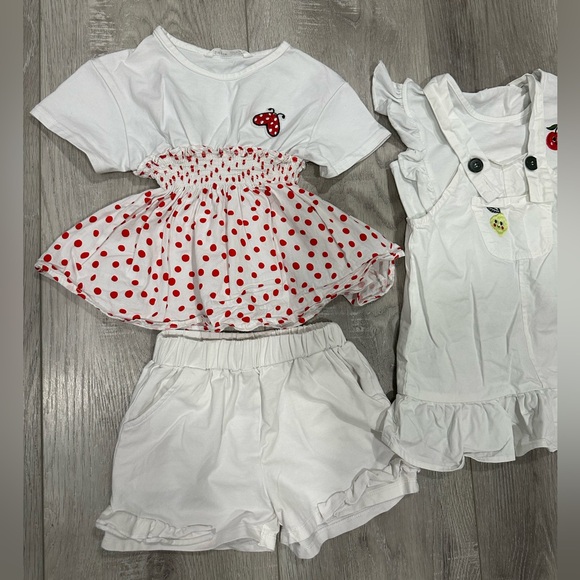 Cotton top and shorts dress set bundle - Picture 2 of 3